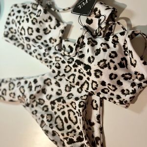 Zaful Leopard Print Bikini - US6